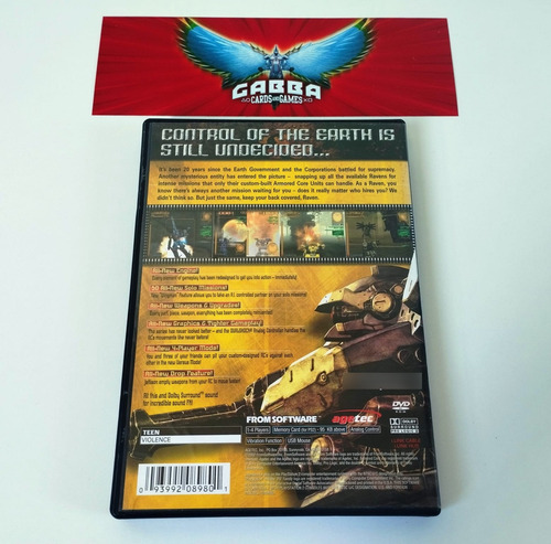 Armored Core 3 Ps2 Original Completo Americano