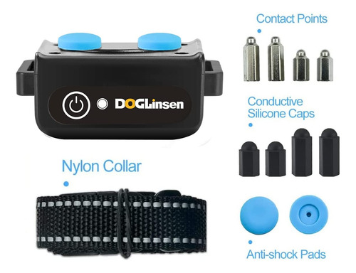 Doglinsen Receptor De Collar De Entrenamiento, Cuello Único