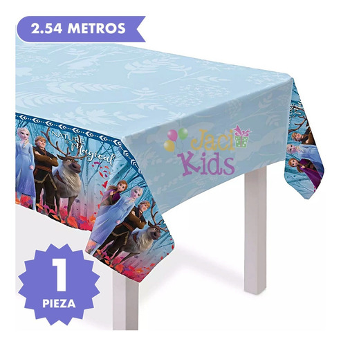 Mantel De Plastico Rectangular Frozen 2 Color Diseño Frozen2