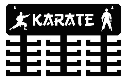 Porta Medalhas Esporte Karate 24 Suportes