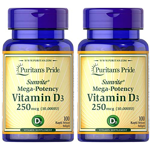 Pride De Puritan Vitamina D3 10000 Ui Bolsters Health Zjq4u