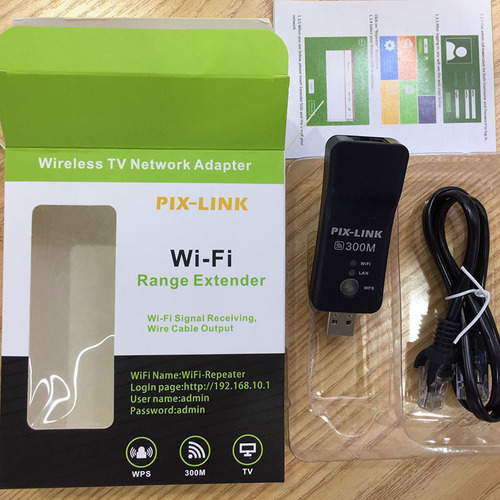 Repetidor Inalámbrico Mini Extensor Wifi Portátil De 300 M