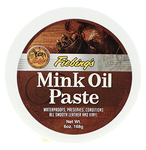 Fiebings Mink Oil Paste For Smooth Leather And Vinyl Conditi