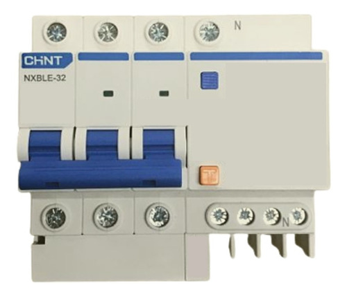 Chint Nxble-32 Breaker Riel Falla A Tierra 3 Polos+ N 32 Amp