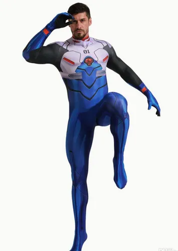 Disfraz Evangelion Cosplay Shinji Ikari Para Hombre Eva 01