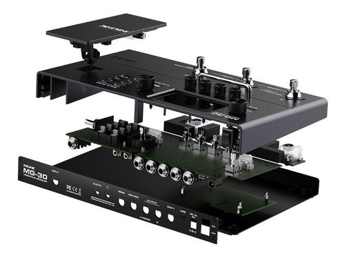 Imagen 4 de 7 de Pedalera Multi Efectos Nux Mg-30 Para Guitarra Electrica