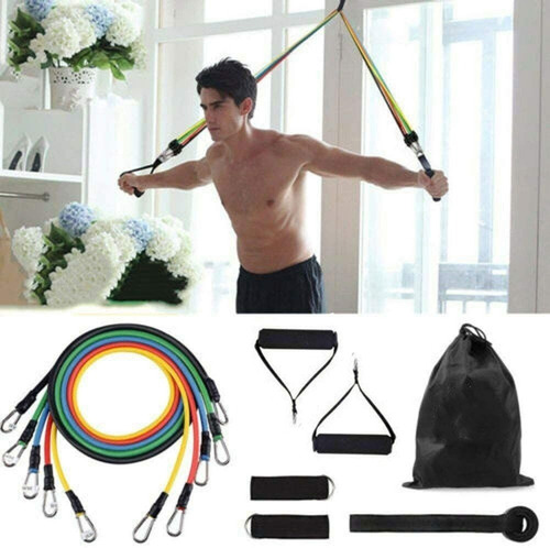 Kit Bandas De Resistencia Gym Fitness Portátiles