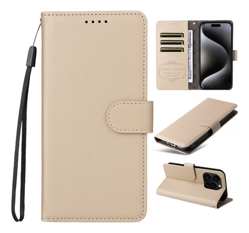 Funda De Piel Tipo Cartera Para Samsung Galaxy S25 S24 S23 S21fe S20f