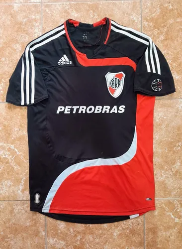 Camiseta de river petrobras negra new arrivals
