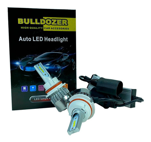 Luces Led Para Auto Bulldozer 7600 Lumenes 9007 Cc