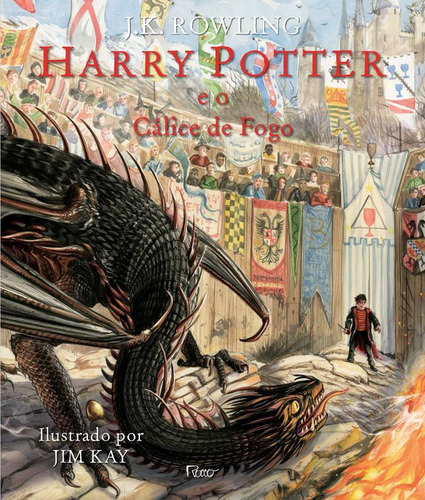 Livro Harry Potter E O Calice De Fogo - Edicao Ilustrada