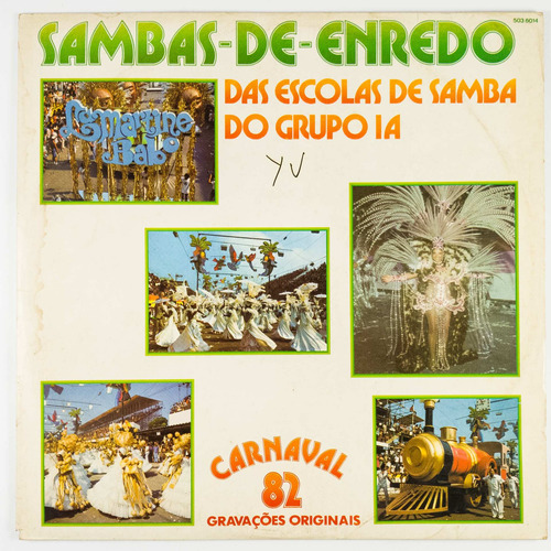 Disco Vinil Lp Sambas Enredo Grupo 1a Carnaval 1982
