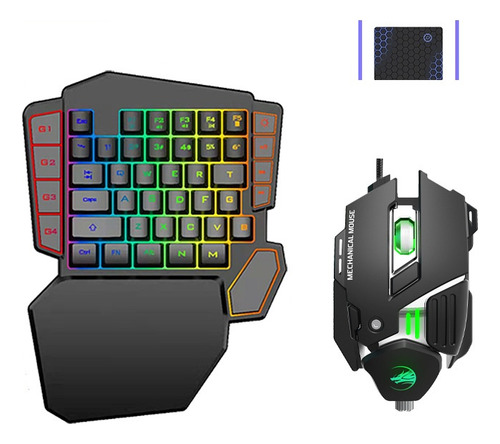 Set De Teclado Para Mano Izquierda Con Una Sola Mano