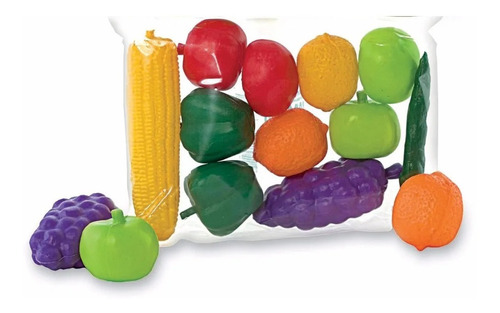 Juego Set De Frutas Y Verduras En Bolsa Oferta X11 Unidades