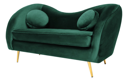 Love Seat Robert Verde Këssa Muebles