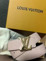 Un cinturón reversible LOUIS VUITTON inicial LV cuero Da…