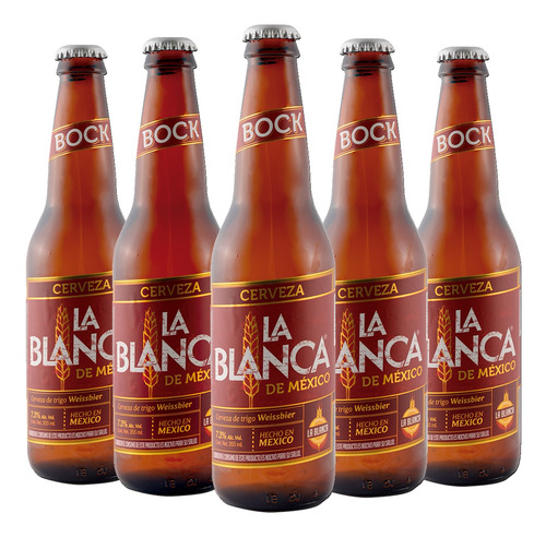 Cerveza Artesanal La Blanca Bock 355 Ml - 12 Pack 