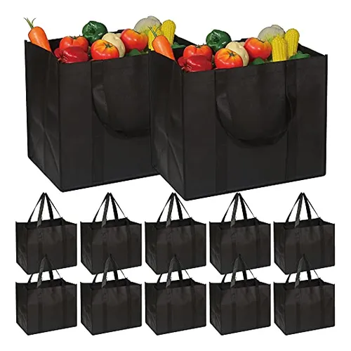 comprar Paquete De 12 Bolsas De Supermercado Reutilizables Diommell,