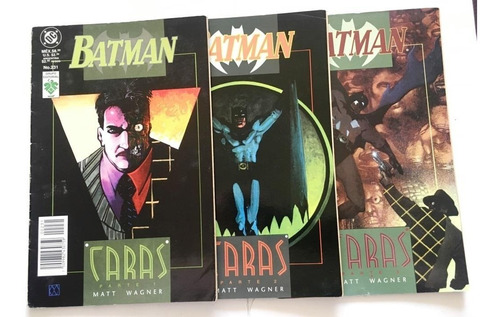 Comic Dc: Batman - Caras, Leyendas De Batman, 3 Tomos. Completa. Editorial Vid