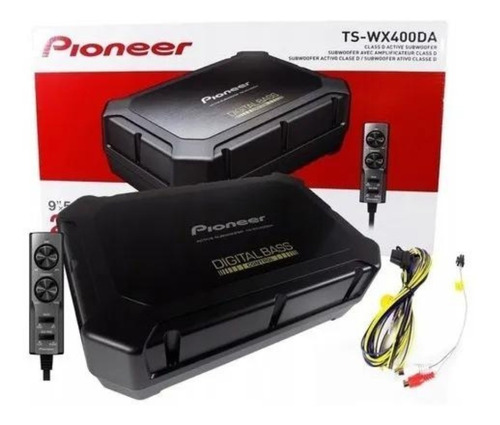 Subwoofer Amplificado Plano Pioneer + Kit Instalación +cntrl