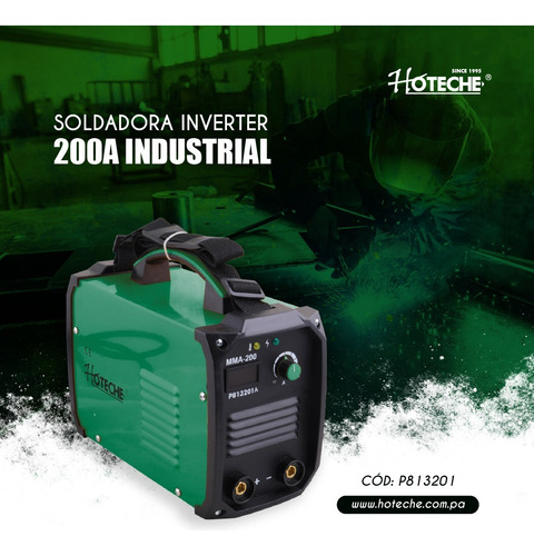  Soldadora Inverter 200a 110v/220v Uso Industrial Hoteche