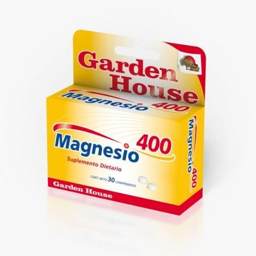 Garden House Magnesio 400 Suplemento Dietario X30 Comp.