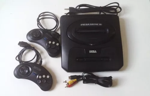 Console Mega Drive 3 com 30 jogos na memória - Sebo dos Games - 10 anos!