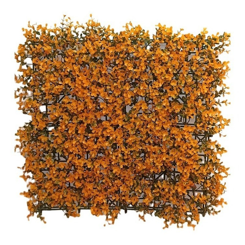 Planchas Jardín Vertical Artificial Calisia Naranja 25x25cm