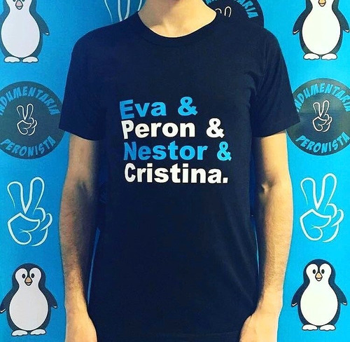 Remera Eva & Peron & Nestor & Cristina Peronista