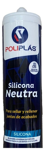 Silicona Neutra Blanca Antihongos 300 Ml X 12 Unidades