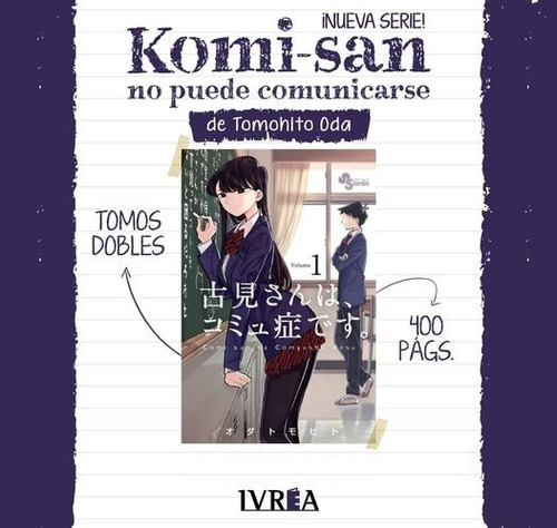 Komi-san, No Puede Comunicarse #01