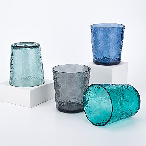 Vasos De Acrílico Multicolor 12 Oz Juego De 8 Unidades