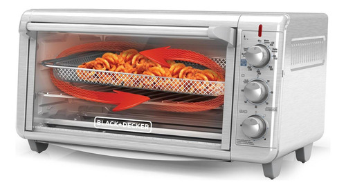 Horno de mesa eléctrico Black+Decker TO3265 stainless steel 120V