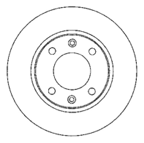 Disco Freno Trasero (247mm) Breme Peugeot 206 98-05