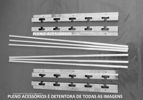 Conjunto Suporte Churrasqueira + Grelha Argentina Inox 40cm