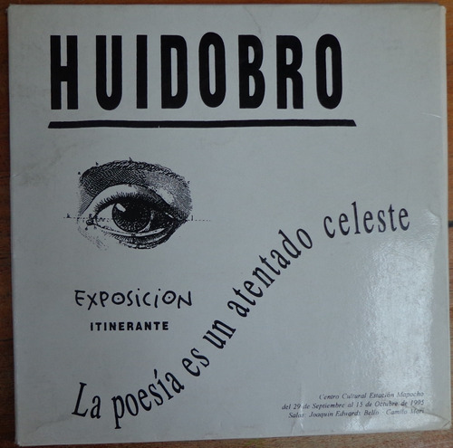 Vicente Huidobro Poesía Catálogo Carpeta 1995