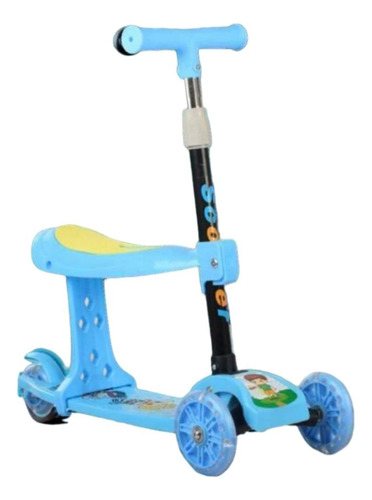 Scooter Con Asiento Desmontable Para Niños