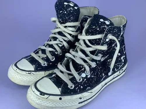 All Star Converse Couro Bege 35  Tênis Feminino All Star Usado