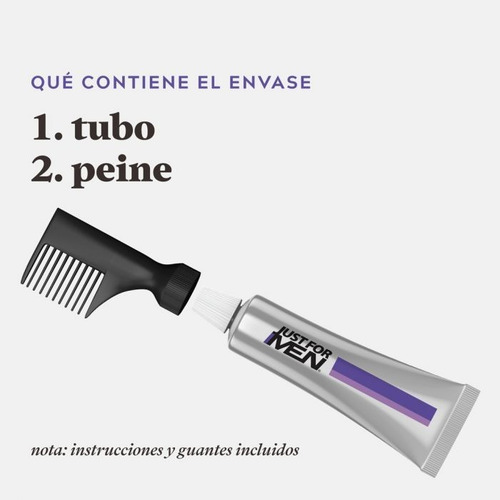 Pack X3 Just For Men Control Gradual Negro