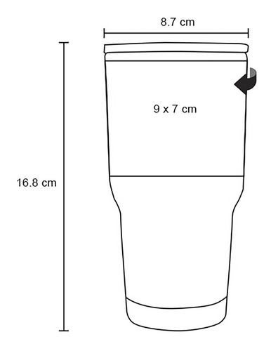 Imagen 3 de 8 de Termo Con Doble Pared De Acero Inoxidable Con Tapa Traslúcid