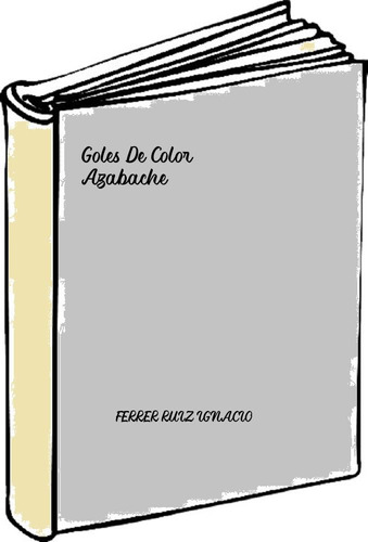 Goles De Color Azabache