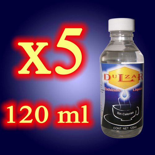 5x Frascos De Dulzar (120ml)