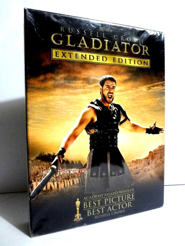 3 Dvd Gladiador Versión Extendida Russell Crowe 2000