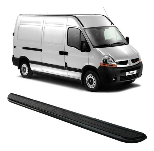  Estribo Lateral Preto Renault Master L2h2 Lado Passageiro