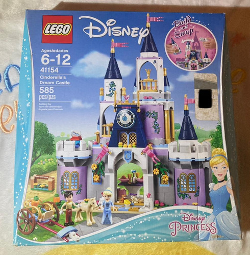 Lego Disney Cinderella's Dream Castle Set 41154 Sin Abrir