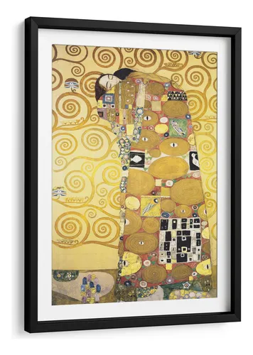 comprar Cuadro Enmarcado Negro Con Marialuisa Abrazo 40x60