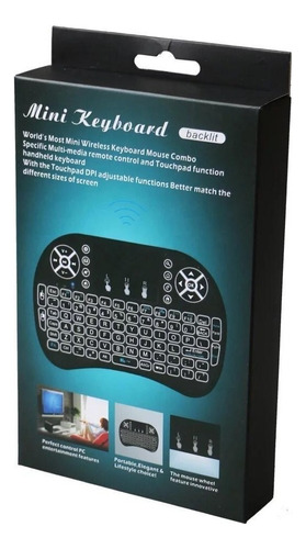 Mini Teclado Inalámbrico Touchpad Mouse Keyboard Smart Tv