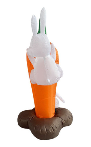 Inflable De Conejo De Pascua Con Led De 1.8m