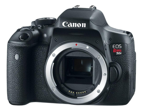  Canon EOS Rebel T6i DSLR color  negro 