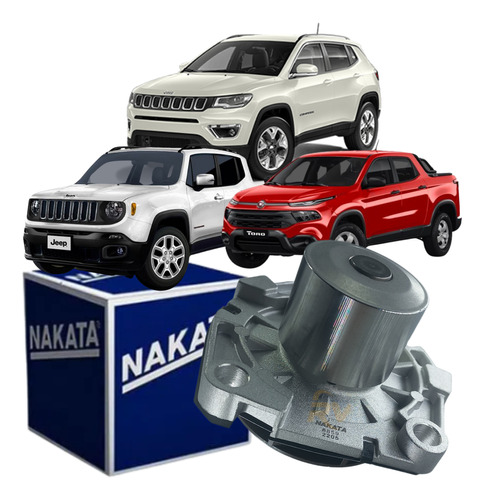 Bomba D'agua Original Nakata Fiat Toro Jeep Renegade Compass